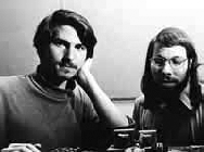 Стивен Джобс и Стивен Возняк (1976 год)